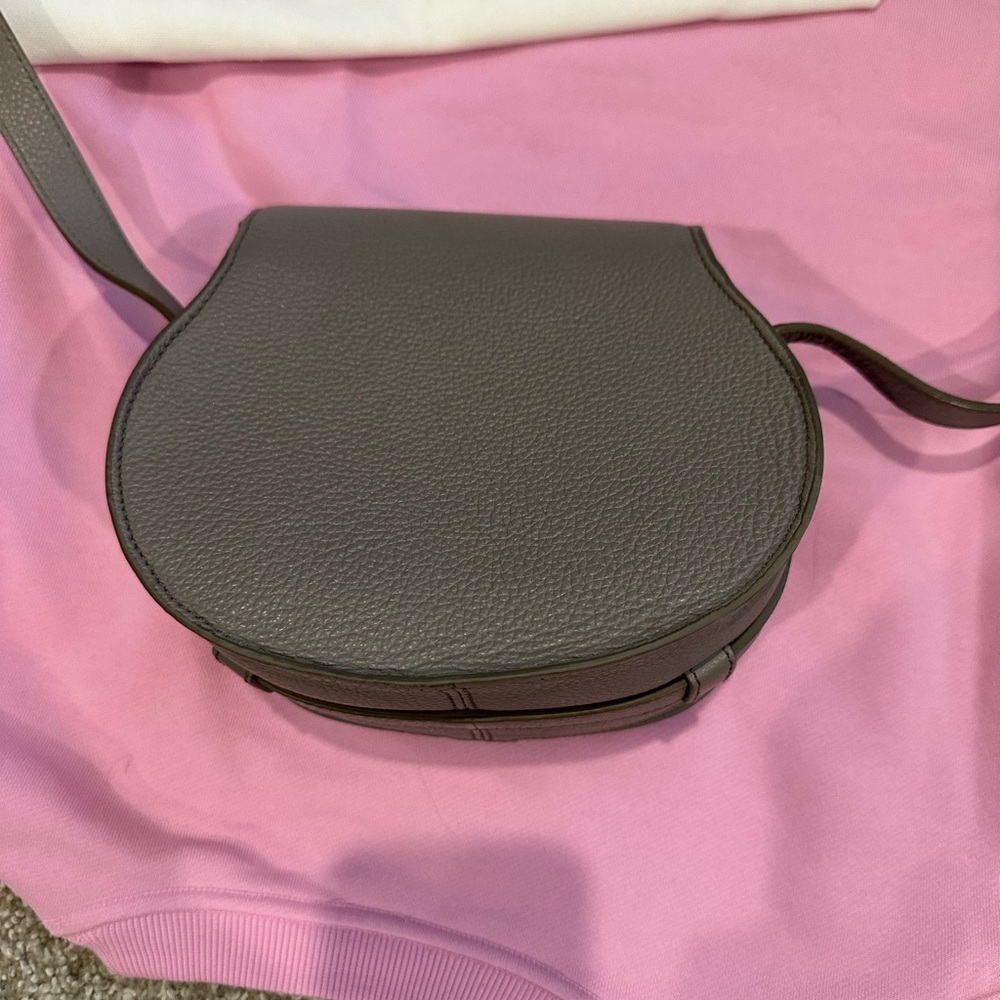 Gray Leather Women's Bag - Picture 3 of 9